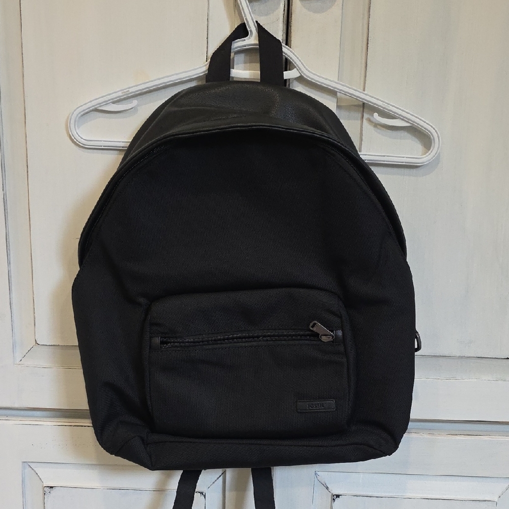 Black Casual Backpack - Fossil